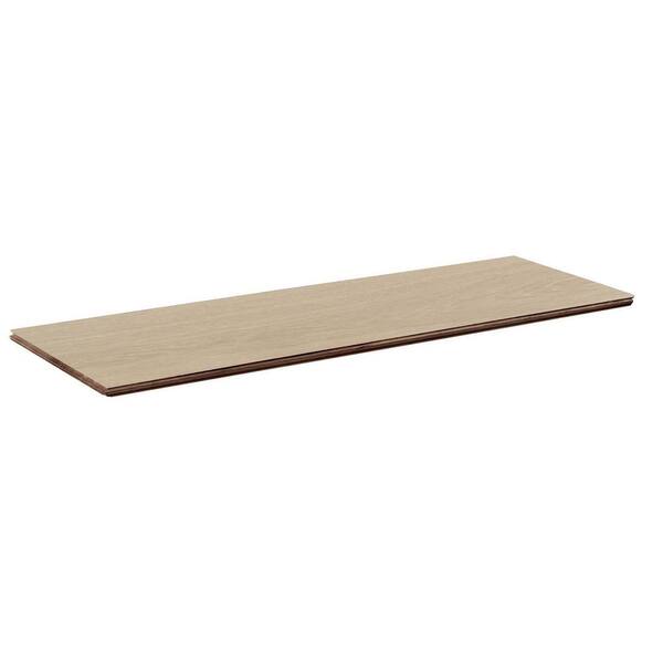 ASPEN FLOORING Bane White Oak 3/8 in. T x 7.5 in. W Tongue and Groove Wire Brushed Engineered Hardwood Flooring (34.36 sqft/case)