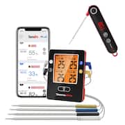 4-Probe Bluetooth Meat Thermometer with Instant Read Companion
