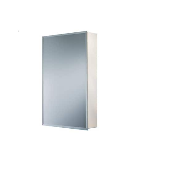 Glacier Bay Spacecab 16 in. x 26 in. x 3-1/2 in. Frameless Recessed 1-Door Medicine  Cabinet with 6-Shelves and Beveled Edge Mirror GB22 - The Home Depot