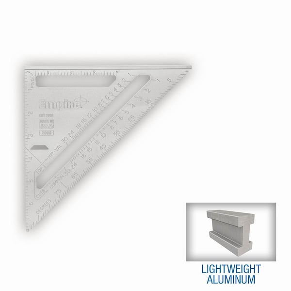 Premium Quick Square Layout Tools 6 34 in Aluminum - Office Depot