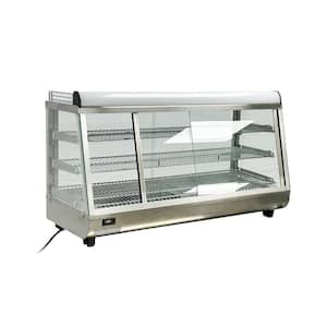 47.83 in. 196.6 Qt. Stainless Steel Commercial Food Warmer Display 3-Tiers Buffet Server ERT7LS with 3-Warming Trays