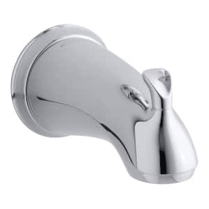Forte Sculpted Diverter Bath Spout in Polished Chrome with Slip-Fit Connection