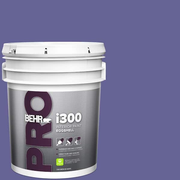 BEHR PRO 5 gal. #T15-13 Prime Purple Eggshell Interior Paint