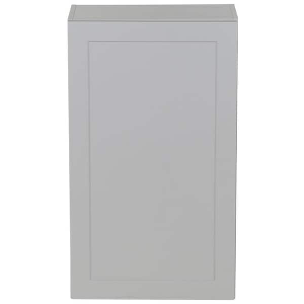 Hampton Bay Cambridge Gray Shaker Assembled Wall Kitchen Cabinet (21 in. W x 12.5 in. D x 36 in. H)