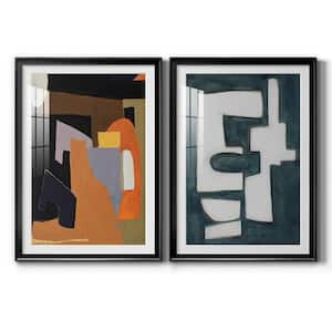 Hazy Summer I by Wexford Homes 2-Pieces Framed Abstract Paper Art Print 24.5 in. x18.5 in.