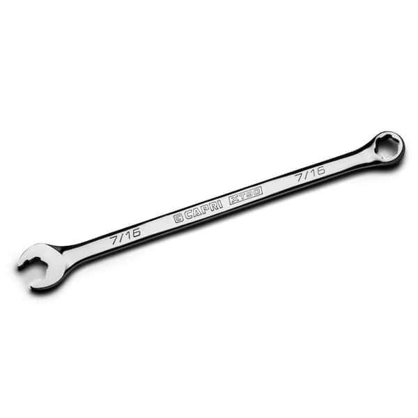Capri Tools WaveDrive Pro 7/16 in. Combination Wrench for Regular and Rounded Bolts