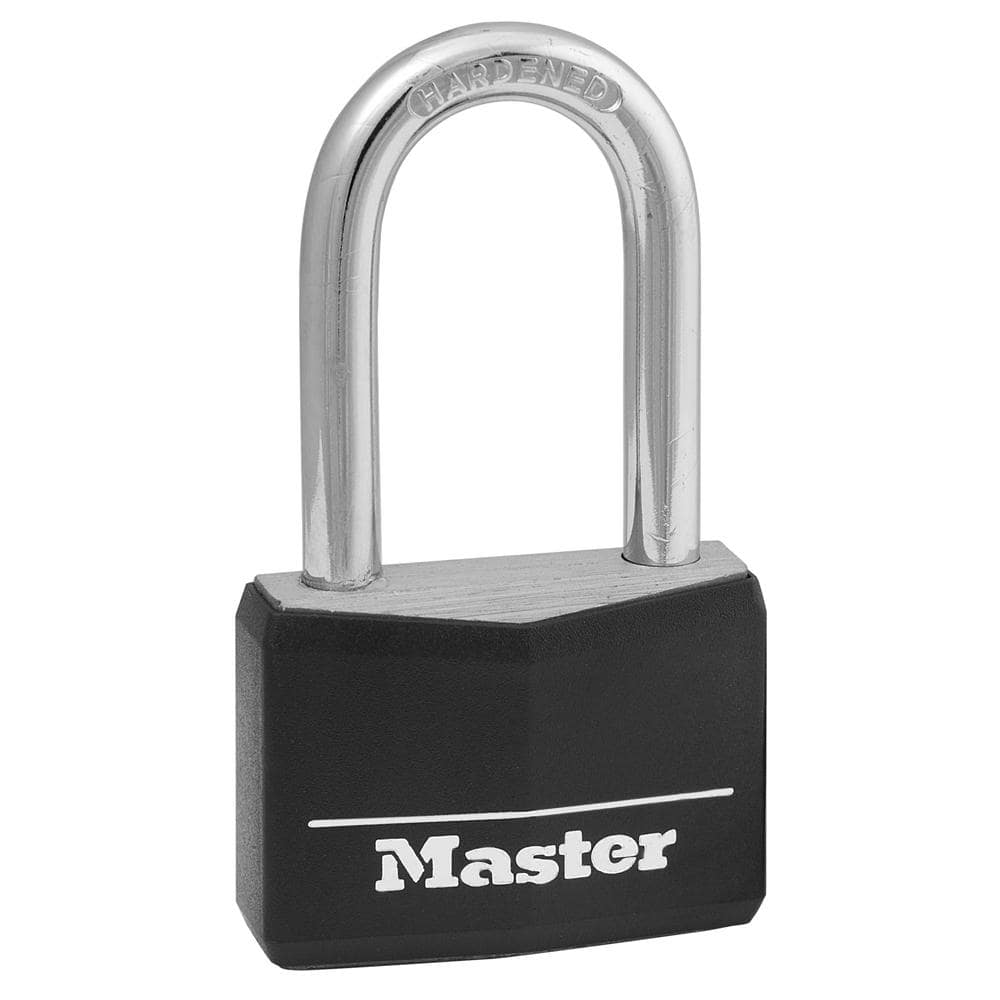 Master Lock  1-9/16 in Double Locking  Vinyl Covered Steel  Padlock 