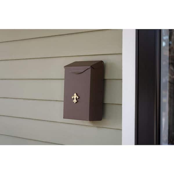 City Classic Venetian Bronze, Small, Steel, Vertical, Wall Mount Mailbox