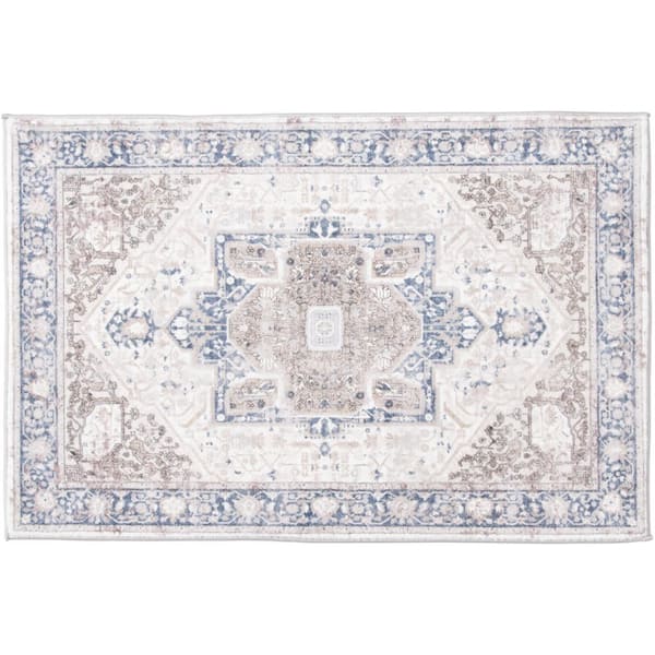 Home Decorators Collection Silky Medallion Multi 2 ft. x 3 ft. Area Rug