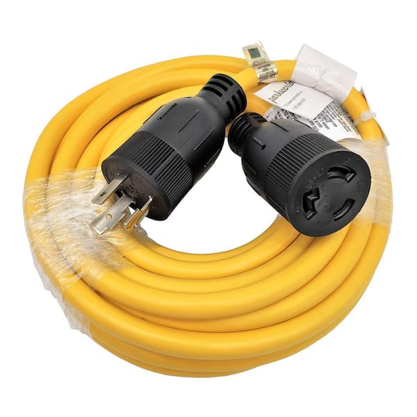 25 ft. SJTW 12/3 20 Amp 250-Volt Twist Lock NEMA L6-20 Extension Cord