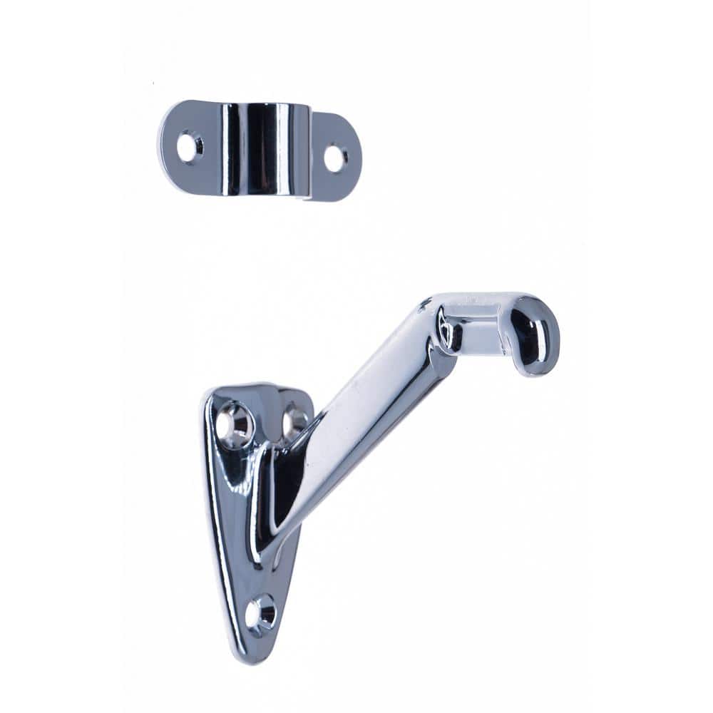 3-1/4 in. Solid Brass Hand Rail Bracket in Polished Chrome price history on PriceWatchPro