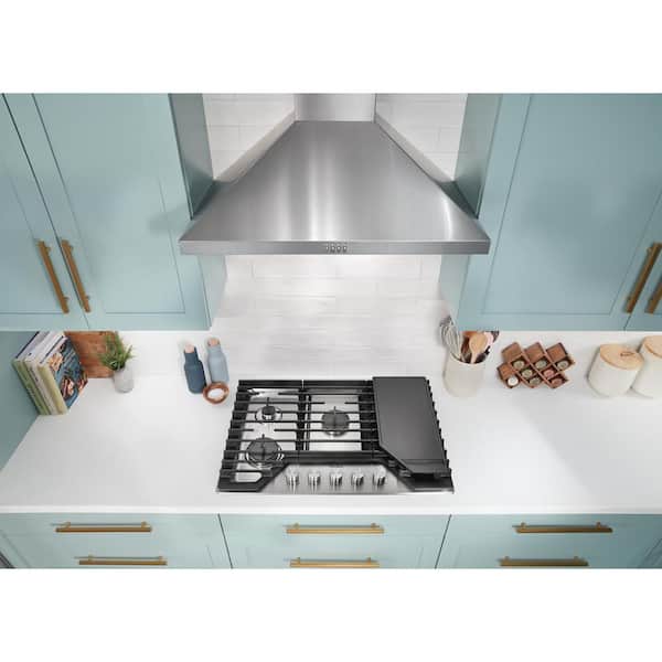 Whirlpool 30 Burners Recessed Gas Cooktop in Stainless Steel