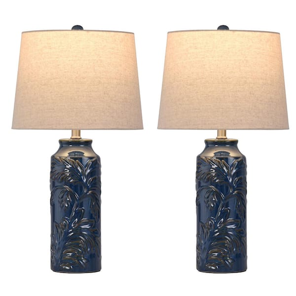 Navy bedside hot sale lamps