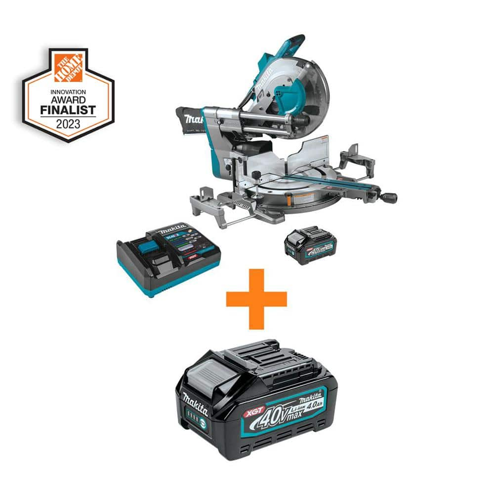 Makita 40V max XGT Brushless Cordless 12 in. Dual-Bevel Sliding ...