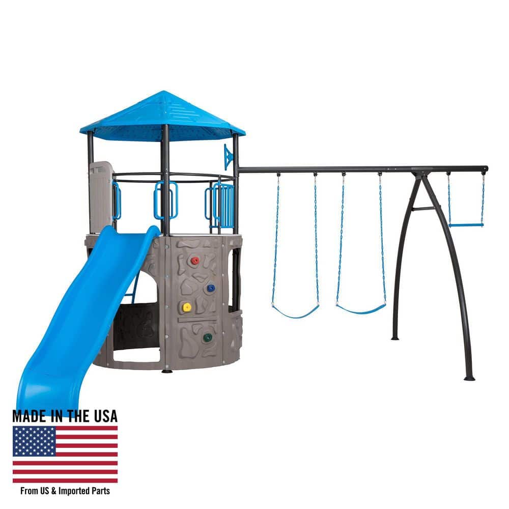 adventure tower playset lifetime outdoor playset