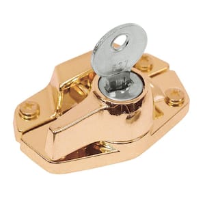 Brass Cast Metal Keyed Window Lock