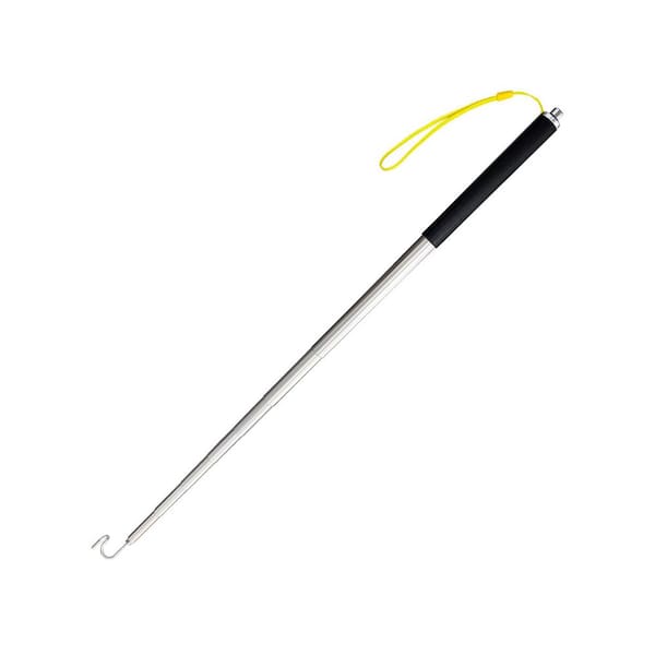 72 in. Telescoping Magnetic Pickup Grabber Tool Push Pull Rod with S Hook for Wire and Metal Retrieval