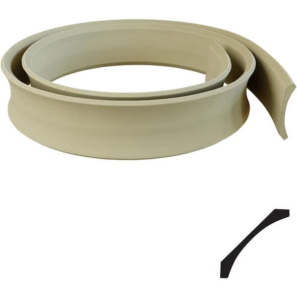 Ekena Millwork 15/16 in. x 144 in. x 7 1/4 in. Resin Crown Flexible Moulding