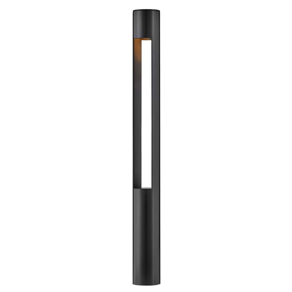 Satin Black 30" Aluminum LED Pathway Bollard Light