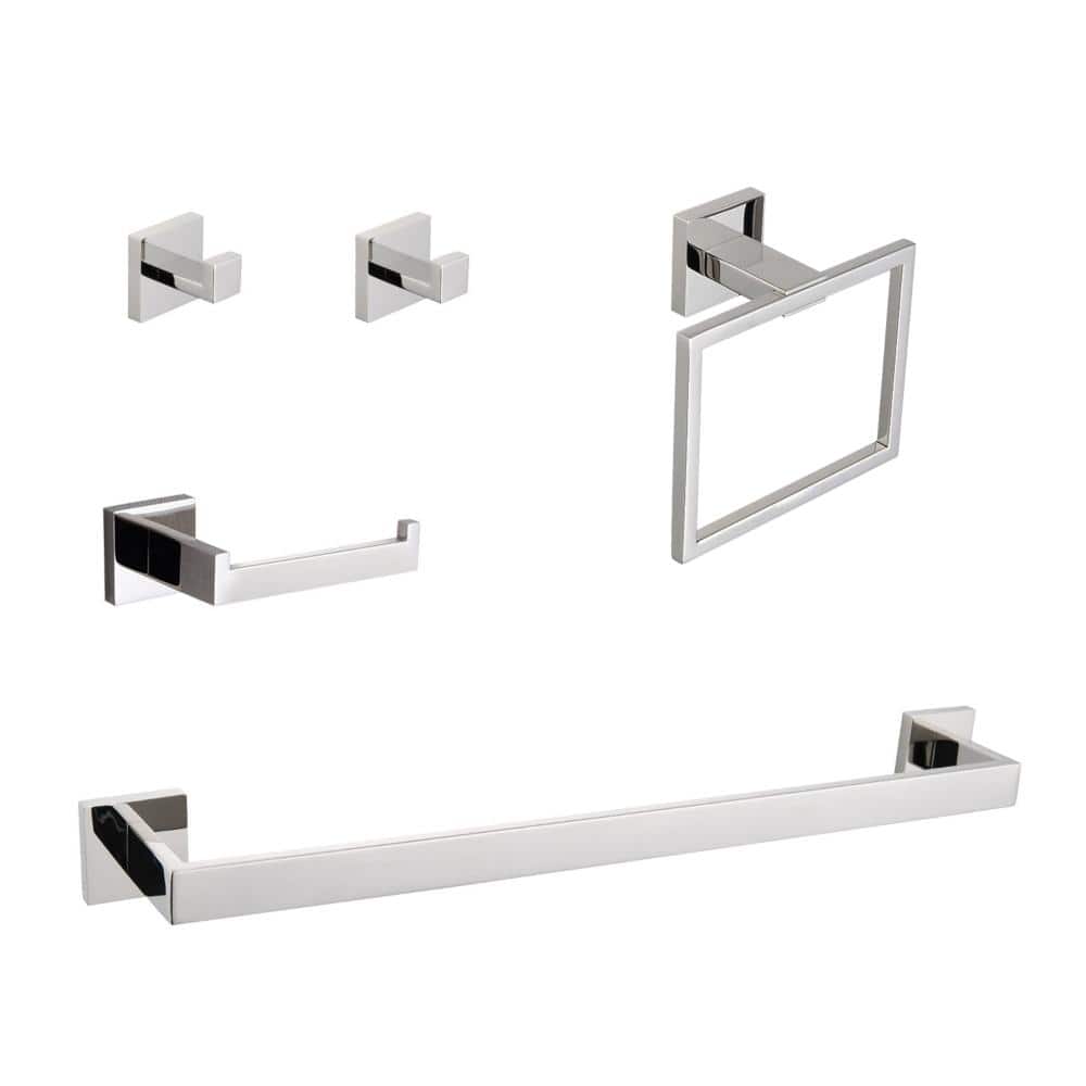 Avex 5-Piece Bath Hardware Set in Chrome price history on PriceWatchPro