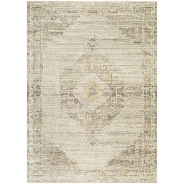 Fifth Avenue FIF-2306 8 ft. x 12 ft. Machine Woven Rug, Gray