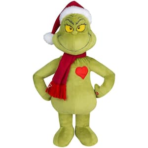 19.7 in. Tall Holiday Greeter-Grinch w/Light Up Heart