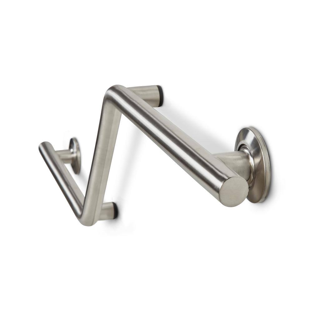 Satin Stainless Steel 38" Angled Grab Bar