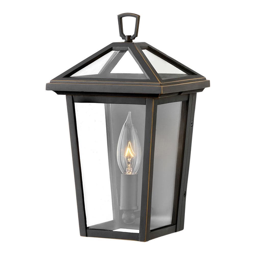 11.25" Oil Rubbed Bronze Aluminum Dimmable Outdoor Sconce