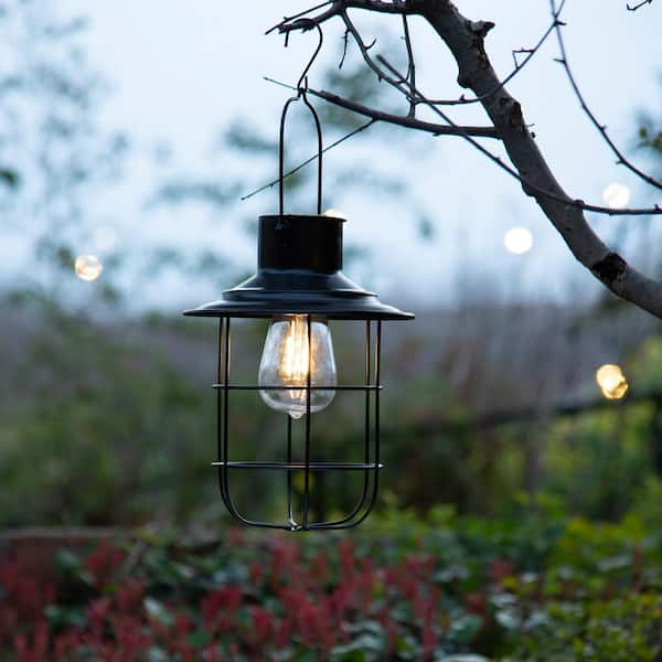 Luminous Blue Mini-Lantern Tea Light Holder