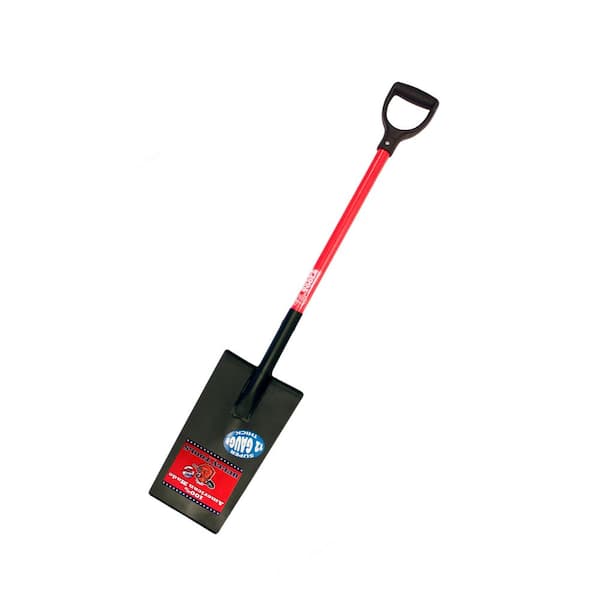 Bully Tools 12-Gauge Edging and Planting Spade with Fiberglass D-Grip Handle