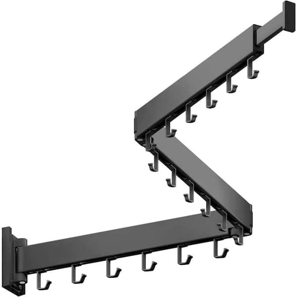 50 in. W x 3 in. D Decorative Wall Shelf, Wall Mounted Clothes Hanger Rack