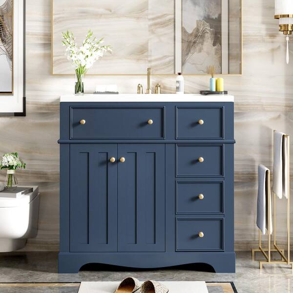 Drawer - 美品 bassike デニムtops BLUE size1 Nantucket-60-Single-Bathroom-