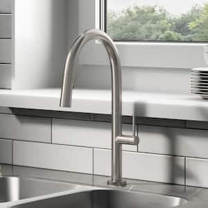 Chalet Single-Handle Pull-Down Sprayer Kitchen Faucet in Brushed Nickel