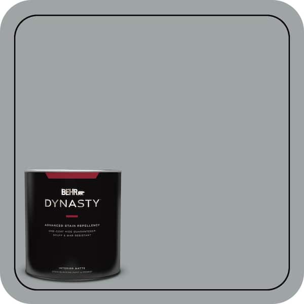 BEHR DYNASTY 1 qt. #MQ5-30 Silent Film One-Coat Hide Matte Interior Stain-Blocking Paint and Primer