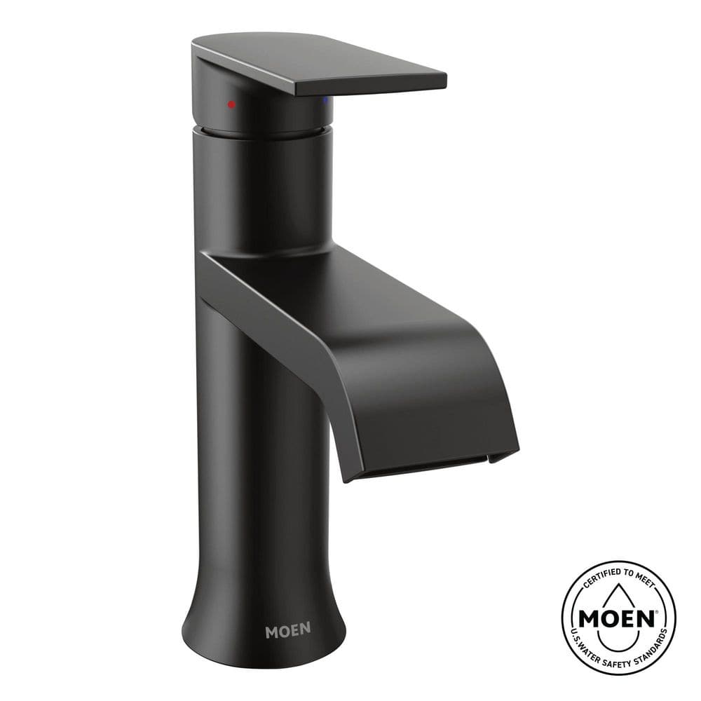 MOEN Genta LX Single Hole Single-Handle Bathroom Faucet with Drain