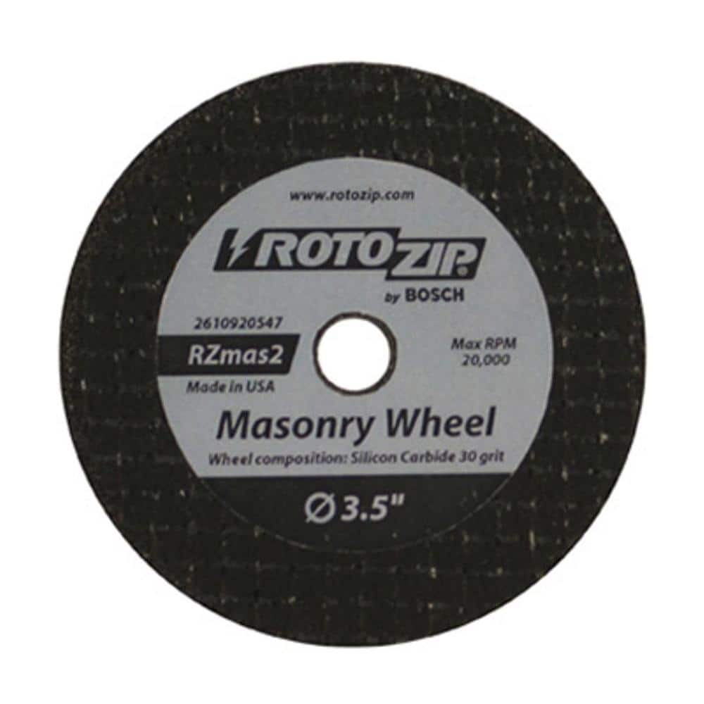Rotozip 3-1/2 in. Masonry ZipWheel for Brick, Concrete, and Cement