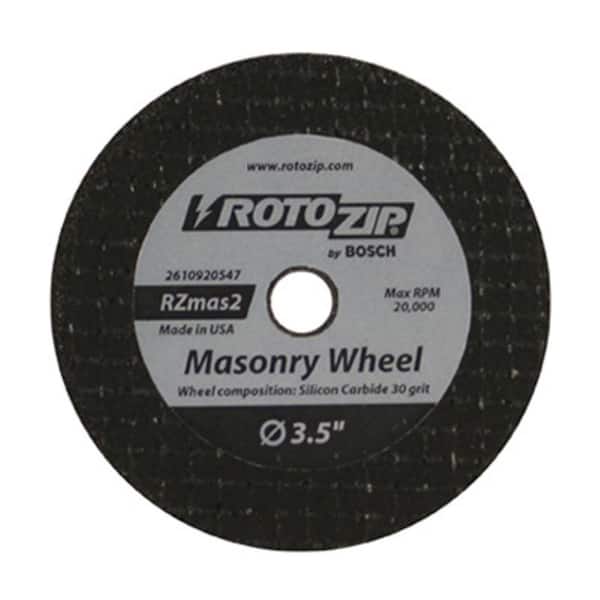 Rotozip 3-1/2 in. Masonry ZipWheel for Brick, Concrete, and Cement