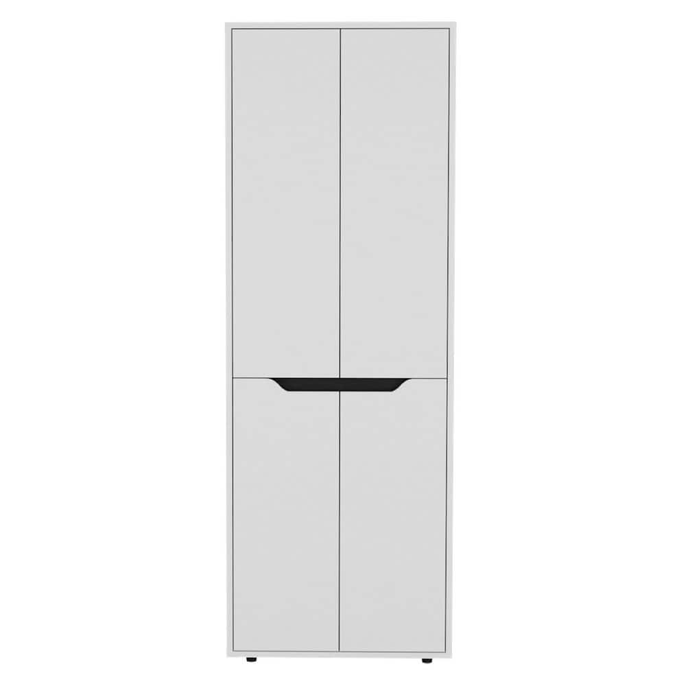 11.80 in. W x 23.60 in. D x 66.90 in. H Multi-Color Wood Freestanding Linen Cabinet w/5-Shelves in Multi-Color price history on PriceWatchPro