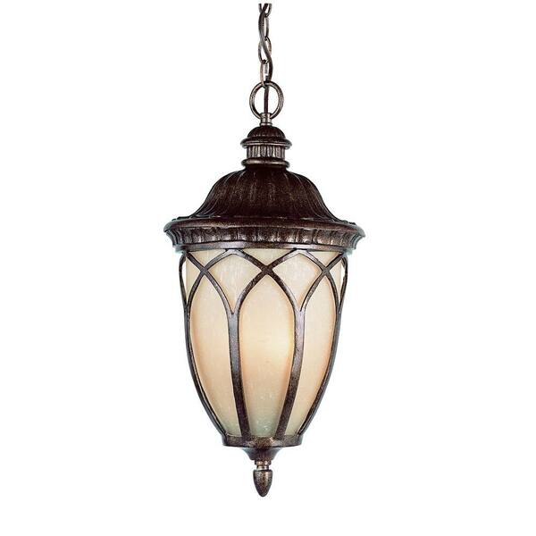 Bel Air Lighting Stewart 3-Light Hanging Outdoor Bronze Incandescent Light-DISCONTINUED