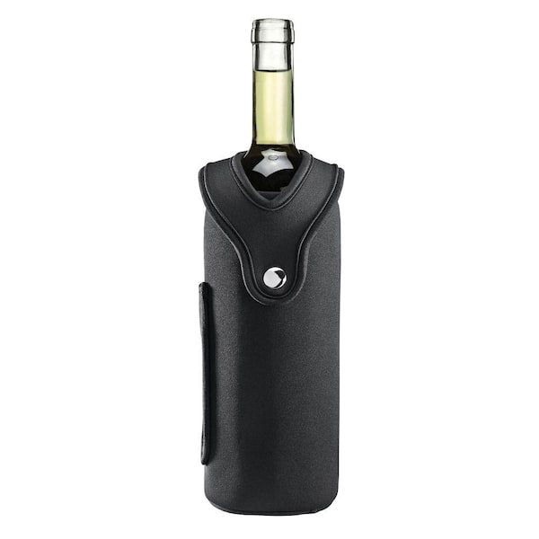 Honey-Can-Do Wine Glove with Reusable Cooling Gel Pack in Black