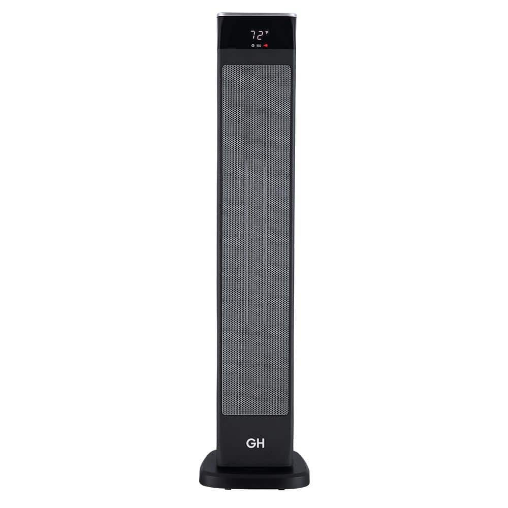 GOOD HOUSEKEEPING 30 in. Digital 1,500-Watt Oscillating Ceramic Tower ...