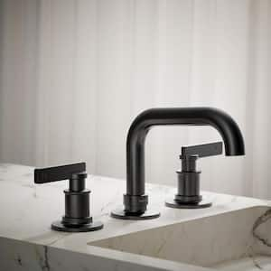 Castia By Studio McGee 8 in. Widespread Double-Handle Bathroom Sink Faucet 1.0 GPM in Matte Black