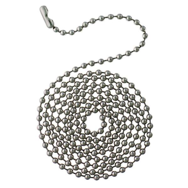 Westinghouse 12 ft. Chrome Beaded Chain with Connector