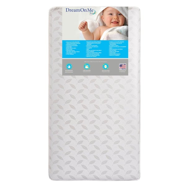 Delta Breathable Firm Crib and Toddler Mattress in Spring Green