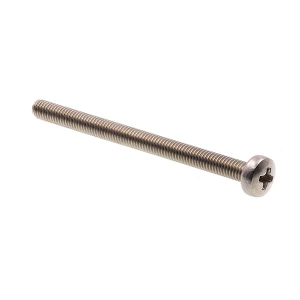 Prime-Line M3-0.5 x 40 mm Grade A2-70 Stainless Steel Phillips Drive Pan Head Machine Screws Metric (10-Pack)