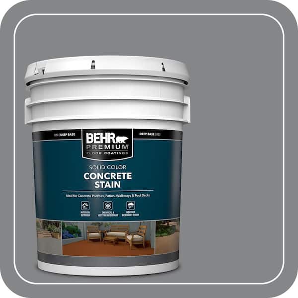 5 gal. #PFC-64 Storm Solid Color Flat Interior/Exterior Concrete Stain