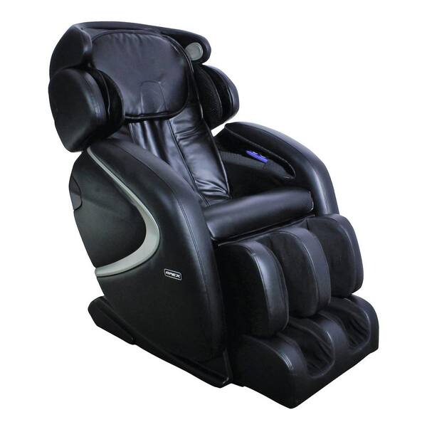 TITAN Osaki Black Faux Leather Reclining Massage Chair