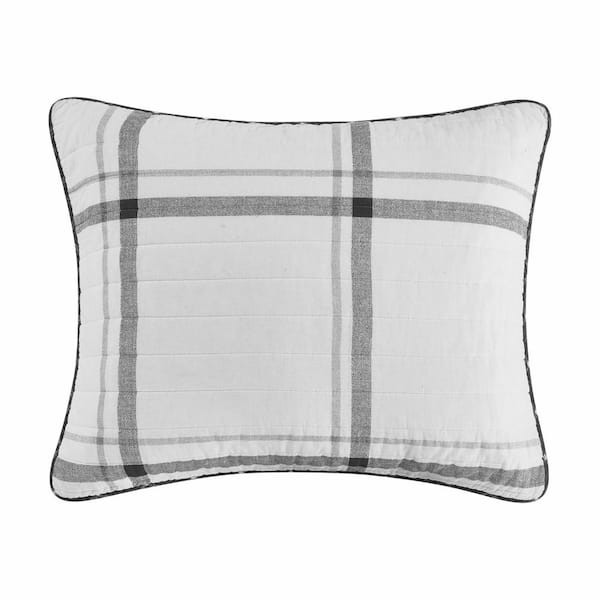 Fleetville 2-Piece Gray Cotton Twin Quilt Set