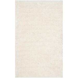 Arctic Shag Ivory 4 ft. x 6 ft. Solid Area Rug