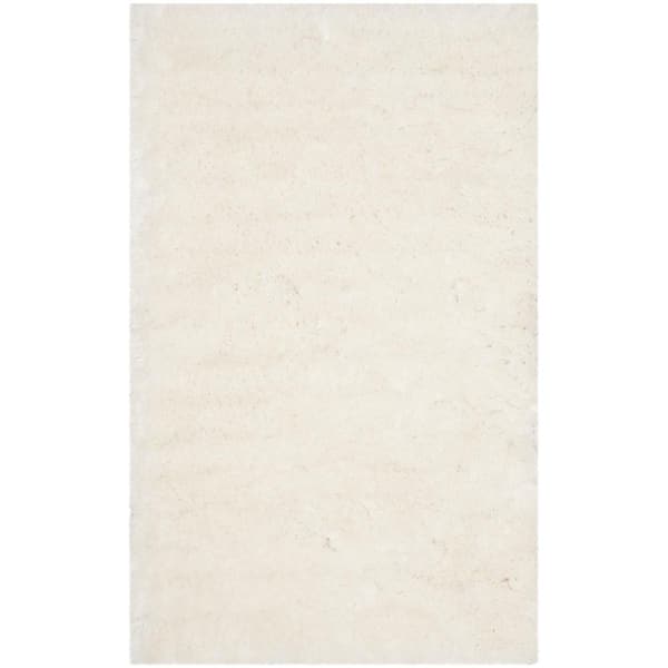 SAFAVIEH Arctic Shag Ivory 8 ft. x 10 ft. Solid Gradient Area Rug